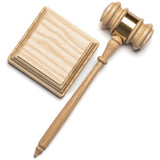 Oak Gavel Set