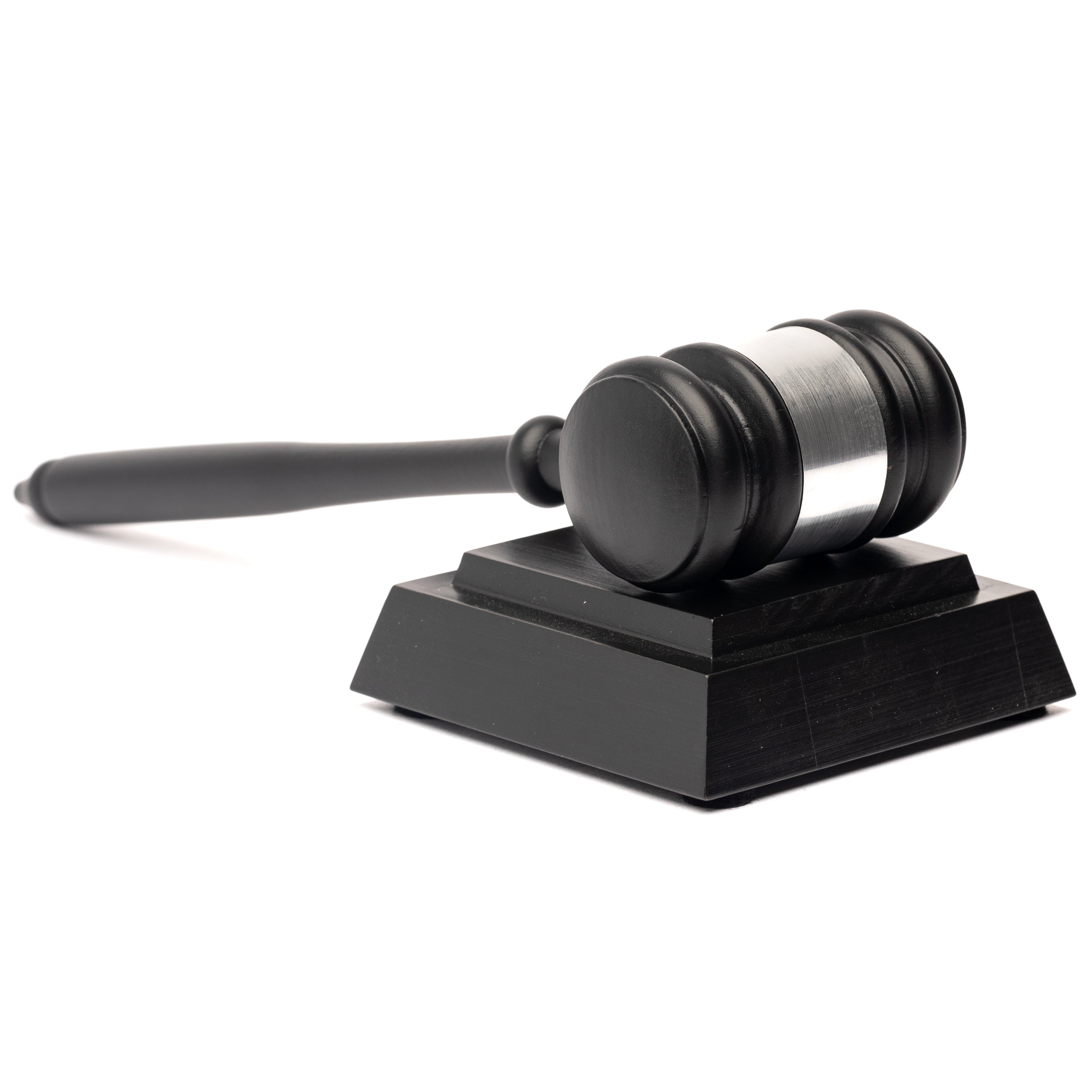 Ebony Finish Gavel Set