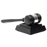 Ebony Finish Gavel Set