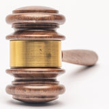 Judges Genuine American Walnut Gavel Set