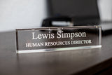 Personalized Acrylic Desk Name Plate