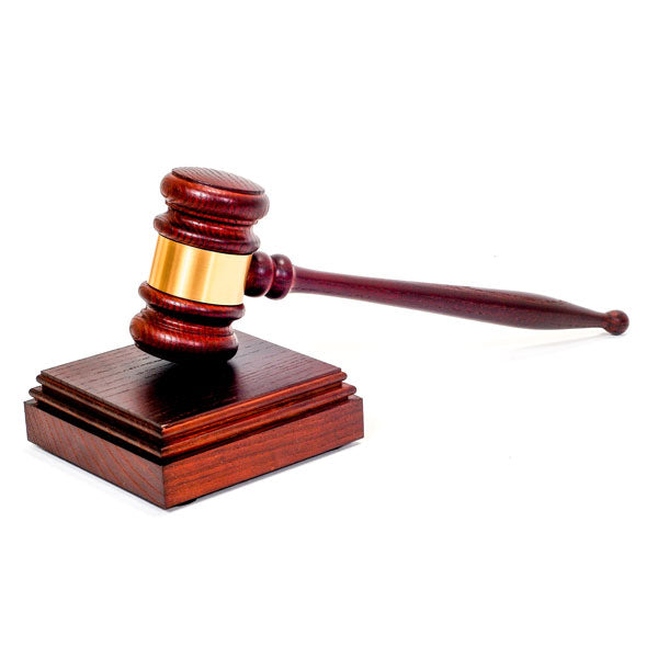 Imported Rosewood Gavel Set