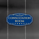 Victorian Plus Consultation Room Wall or Door Sign | Legal and Courtroom Decoration