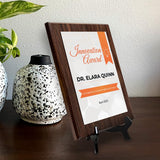 Innovation Award (Wooden) Wall Plaque With Easel Acrylic Stand | Certificates & Achievements Personalized Wall Prints (Plaques)