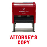 Attorney'S Copy Self Inking Rubber Stamp