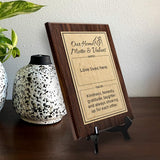 Family Crest and Motto Wall Plaques | Family and Heritage Wall Plaques