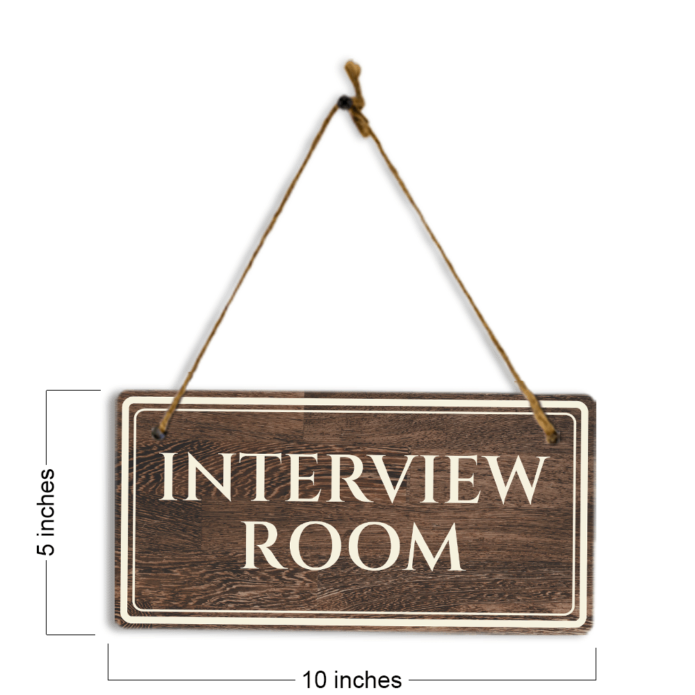 Panel Interview Sign Post Interview Room 5