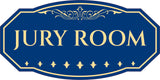 Victorian Plus Jury Room Wall or Door Sign | Legal and Courtroom Decoration