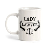 Lady Lawyer 11oz Plastic or Ceramic Mug | For Attorneys and Legal Students