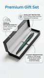 Daxmoor Executive Rollerball Pen with Gift Box | Heavy Aluminium Barrel | Smooth Refillable Ink | Professional Gift for Men & Women | 4 Colors