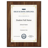 High School Diploma Replica (Wooden) Wall Plaque With Easel Acrylic Stand | Certificates & Achievements Personalized Wall Prints (Plaques)