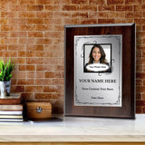 Custom Square Photo Logo Frame Heart Border Wall Plaque | Personalized Wall Plaque | Home Decor, Gifts, and Special Occasions