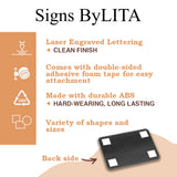 Signs ByLITA Classic Framed Courtroom Entry Restricted to Participants and Attorneys Only Door or Wall Sign Durable ABS Plastic | Laser Engraved | Easy Installation | Courtroom