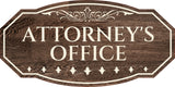 Victorian Plus Attorney's Office Wall or Door Sign | Legal and Courtroom Decoration