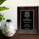 Academic Achievement Customizable Award Plaque | Recognition of Achievement and Service Personalizable Plaques