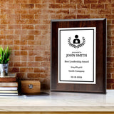 Leadership Customizable Award Plaque | Achievement and Recognition Personalizable Plaques