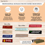 Lawyer School Office Decoration Desk Sign (2x8")