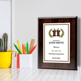 Debating and Model Diplomacy Theme Custom Award Plaque | Achievement and Service Personalizable Plaques