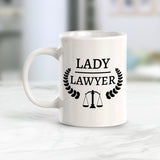 Lady Lawyer 11oz Plastic or Ceramic Mug | For Attorneys and Legal Students