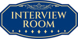 Victorian Plus Interview Room Wall or Door Sign | Legal and Courtroom Decoration