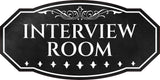 Victorian Plus Interview Room Wall or Door Sign | Legal and Courtroom Decoration