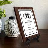 Debating and Model Diplomacy Theme Custom Award Plaque | Achievement and Service Personalizable Plaques