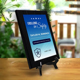 Safety Award (Wooden) Wall Plaque With Easel Acrylic Stand | Certificates & Achievements Personalized Wall Prints (Plaques)