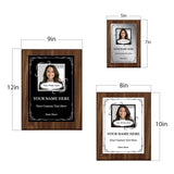 Custom Square Photo Logo Frame Heart Border Wall Plaque | Personalized Wall Plaque | Home Decor, Gifts, and Special Occasions