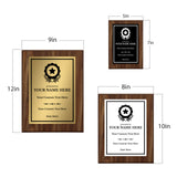 Employee Of The Month Customizable Award Plaque | Recognition of Achievement and Service Personalizable Plaques