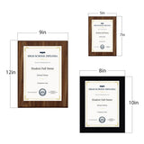 High School Diploma Replica (Wooden) Wall Plaque With Easel Acrylic Stand | Certificates & Achievements Personalized Wall Prints (Plaques)