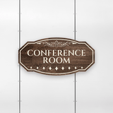 Victorian Plus Conference Room Wall or Door Sign | Legal and Courtroom Decoration