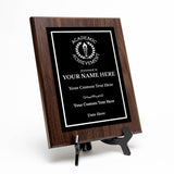 Academic Achievement Customizable Award Plaque | Recognition of Achievement and Service Personalizable Plaques
