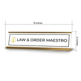 Lawyer School Office Decoration Desk Sign (2x8")