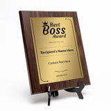 Work Place Recoginition Awards | Achievement & Accomplishment Wooden Plaques