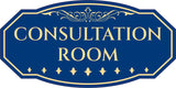 Victorian Plus Consultation Room Wall or Door Sign | Legal and Courtroom Decoration