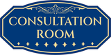 Victorian Plus Consultation Room Wall or Door Sign | Legal and Courtroom Decoration