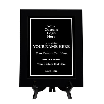 Custom plaque example