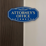 Victorian Plus Attorney's Office Wall or Door Sign | Legal and Courtroom Decoration