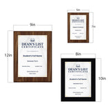 Dean’s List Certificate Personalized (Wooden) Wall Plaque With Easel Acrylic Stand | Certificates & Achievements