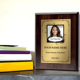 Custom Square Photo Logo Frame Heart Border Wall Plaque | Personalized Wall Plaque | Home Decor, Gifts, and Special Occasions