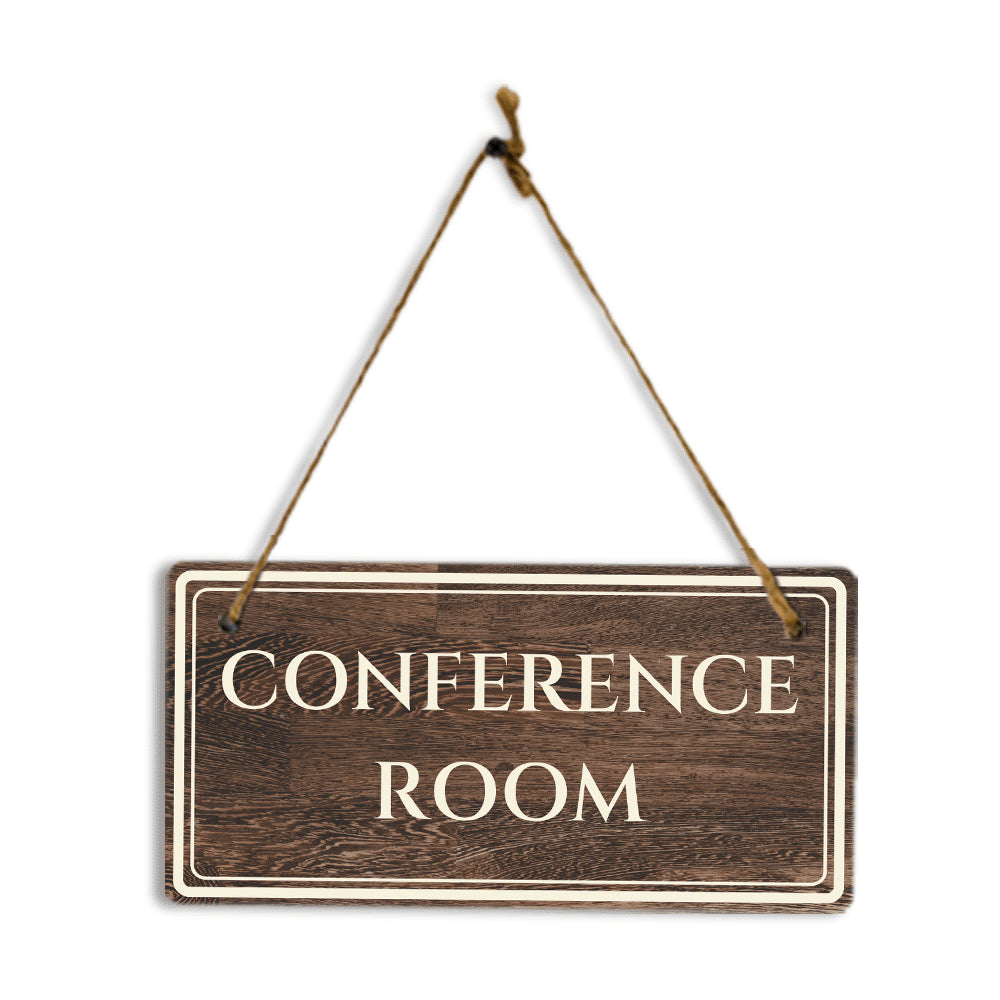 Conference Room 5" x 10" Hanging Wall or Door Sign Legal and Court H