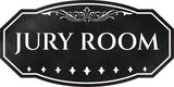 Victorian Plus Jury Room Wall or Door Sign | Legal and Courtroom Decoration