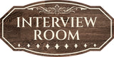 Victorian Plus Interview Room Wall or Door Sign | Legal and Courtroom Decoration