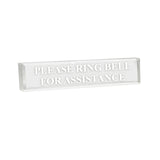 Please Ring Bell For Assistance - Office Desk Accessories Decor
