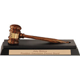Imported Rosewood & Ebony Desk Stand - Imported Rosewood Gavel