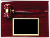Rosewood Gavel Plaque