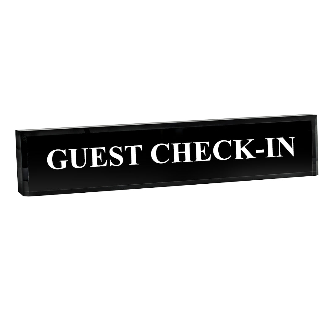 Guest Check-In - Office Desk Accessories Decor