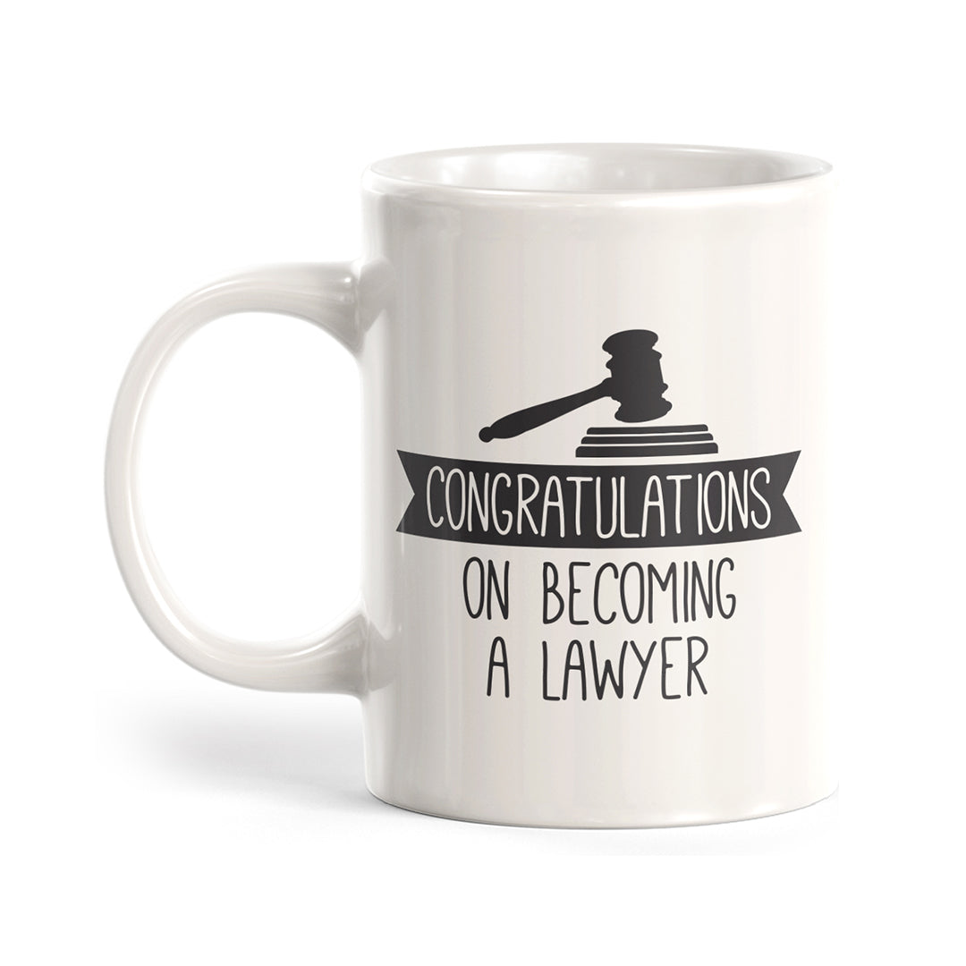 Congratulations on Becoming a Lawyer Coffee Mug