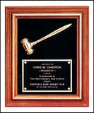 15" x 18" Framed Gavel Plaque