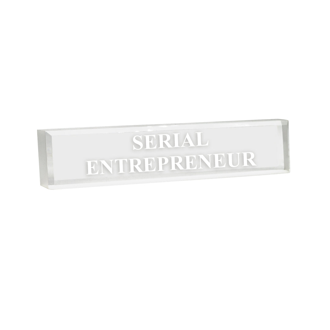 Serial Entrepreneur - Office Desk Accessories Decor